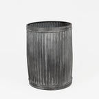 LIGHT & LIVING FREESIA Vintage Style Zinc Flower Pots (Medium)