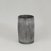 LIGHT & LIVING FREESIA Vintage Style Zinc Flower Pots (Medium)