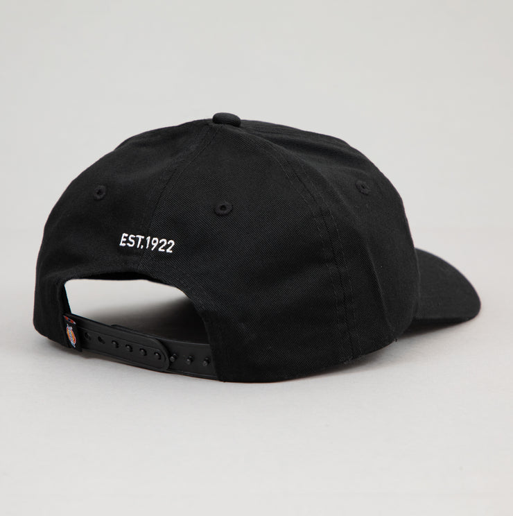 DICKIES Hardwick 6 Panel Unisex Baseball Cap in BLACK
