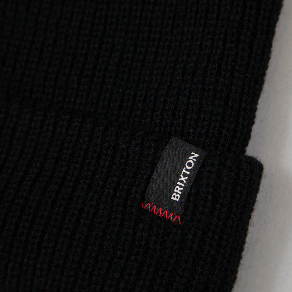 BRIXTON Heist Unisex Beanie in BLACK