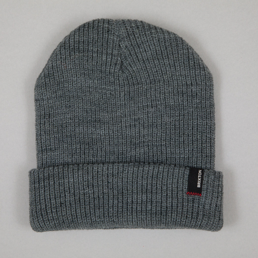 BRIXTON Heist Beanie in HEATHER GREY