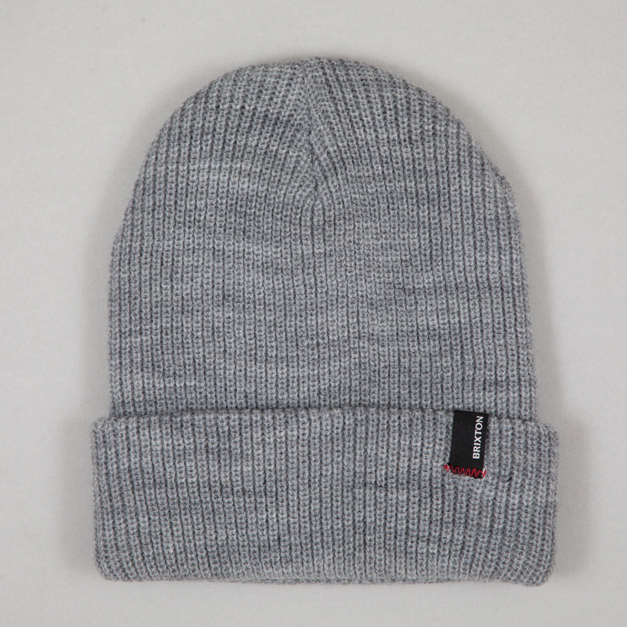 BRIXTON Unisex Heist Beanie in LIGHT HEATHER GREY