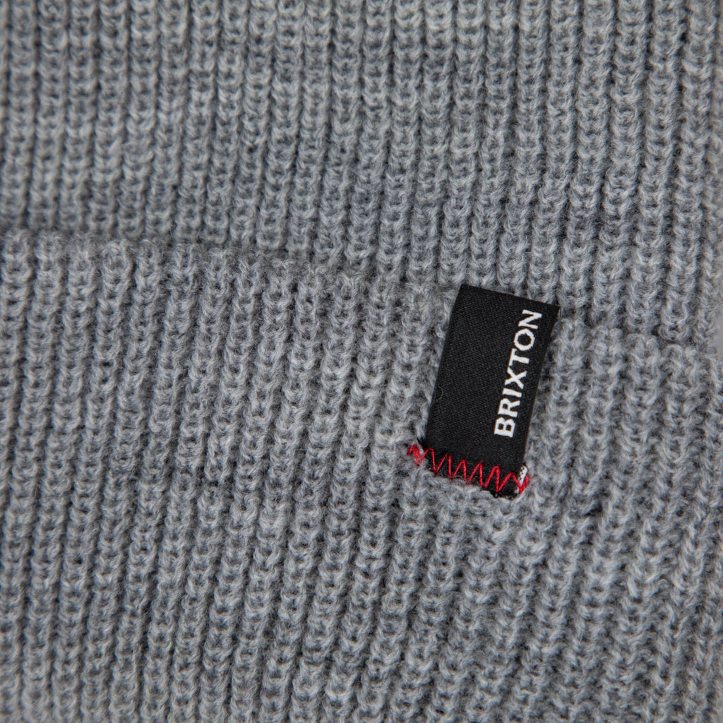 BRIXTON Unisex Heist Beanie in LIGHT HEATHER GREY