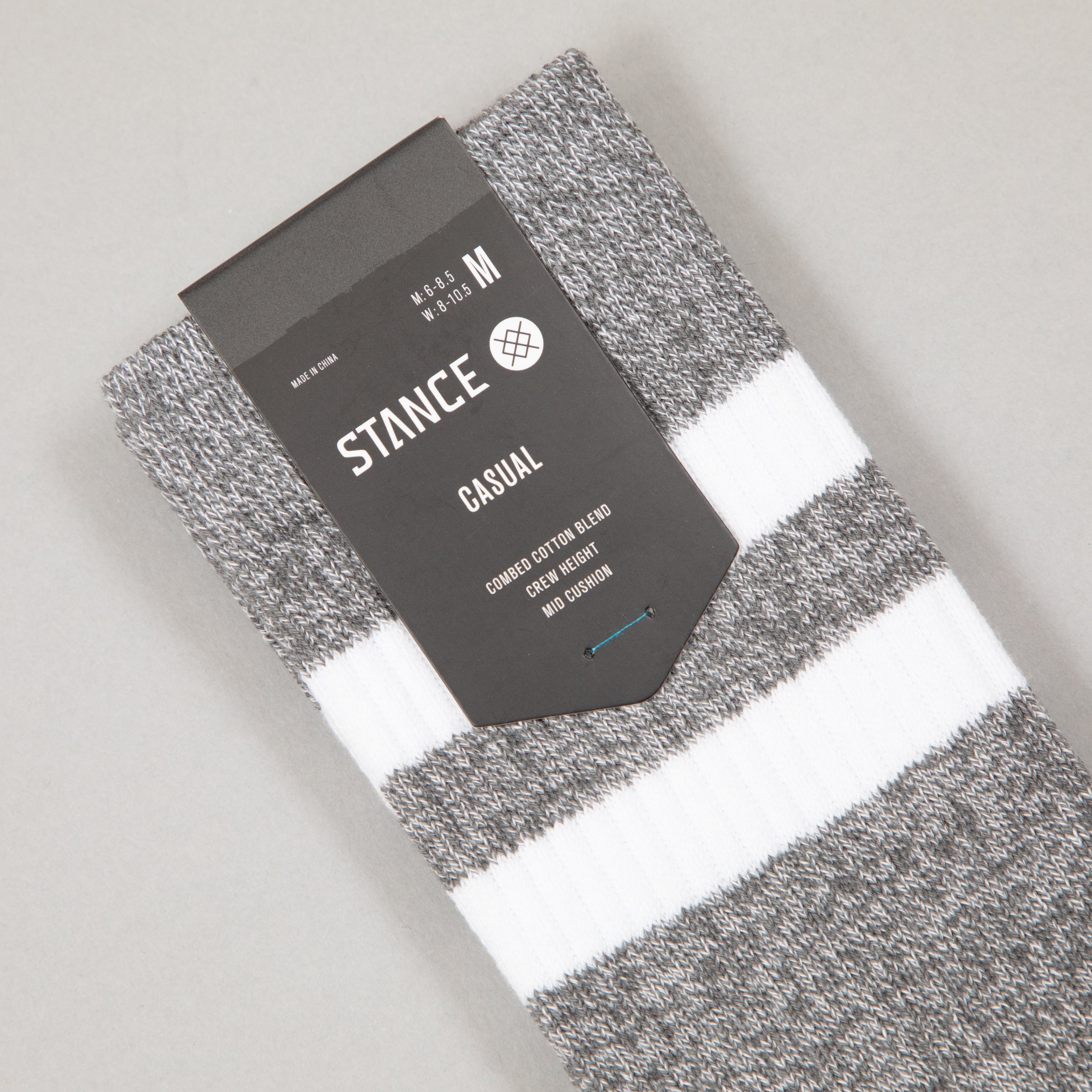 STANCE Joven Staple Crew Socks in GREY