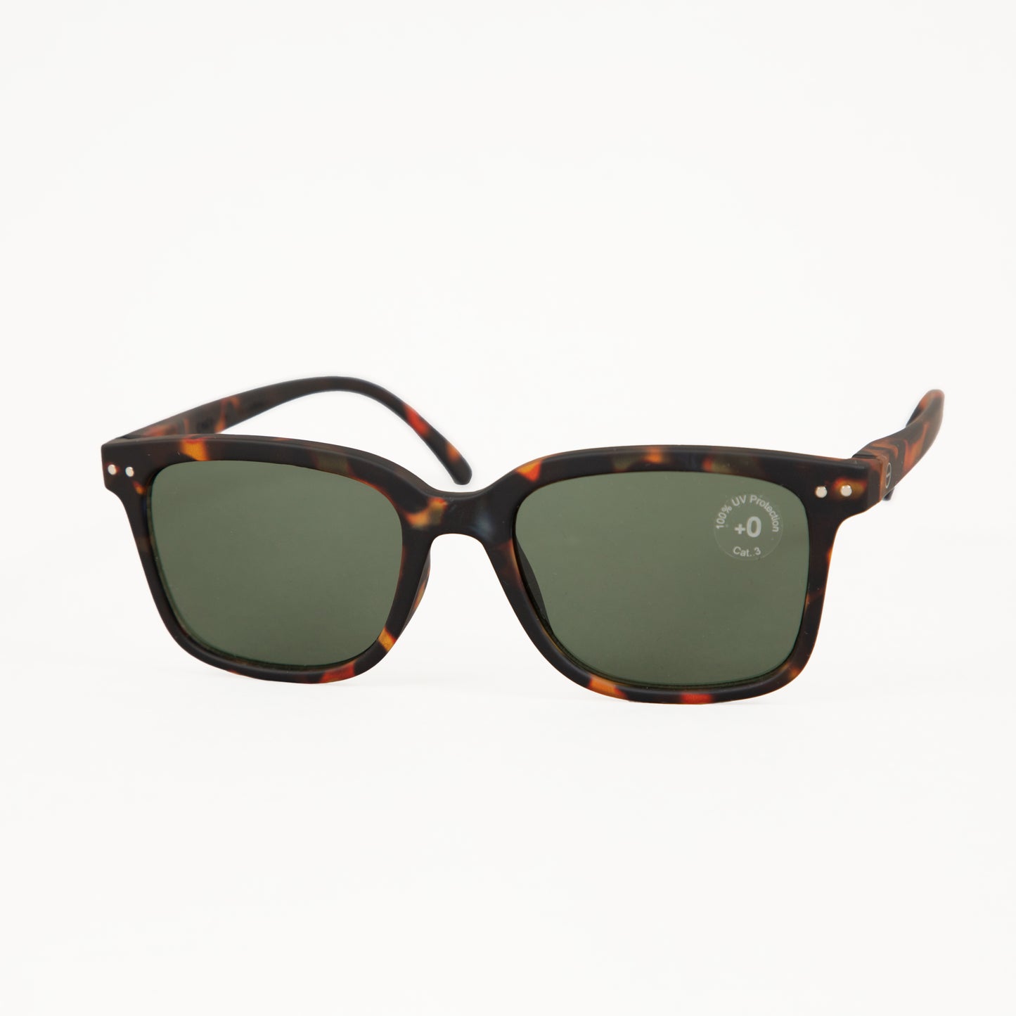 IZIPIZI #L The Big One Sunglasses in TORTOISE GREEN
