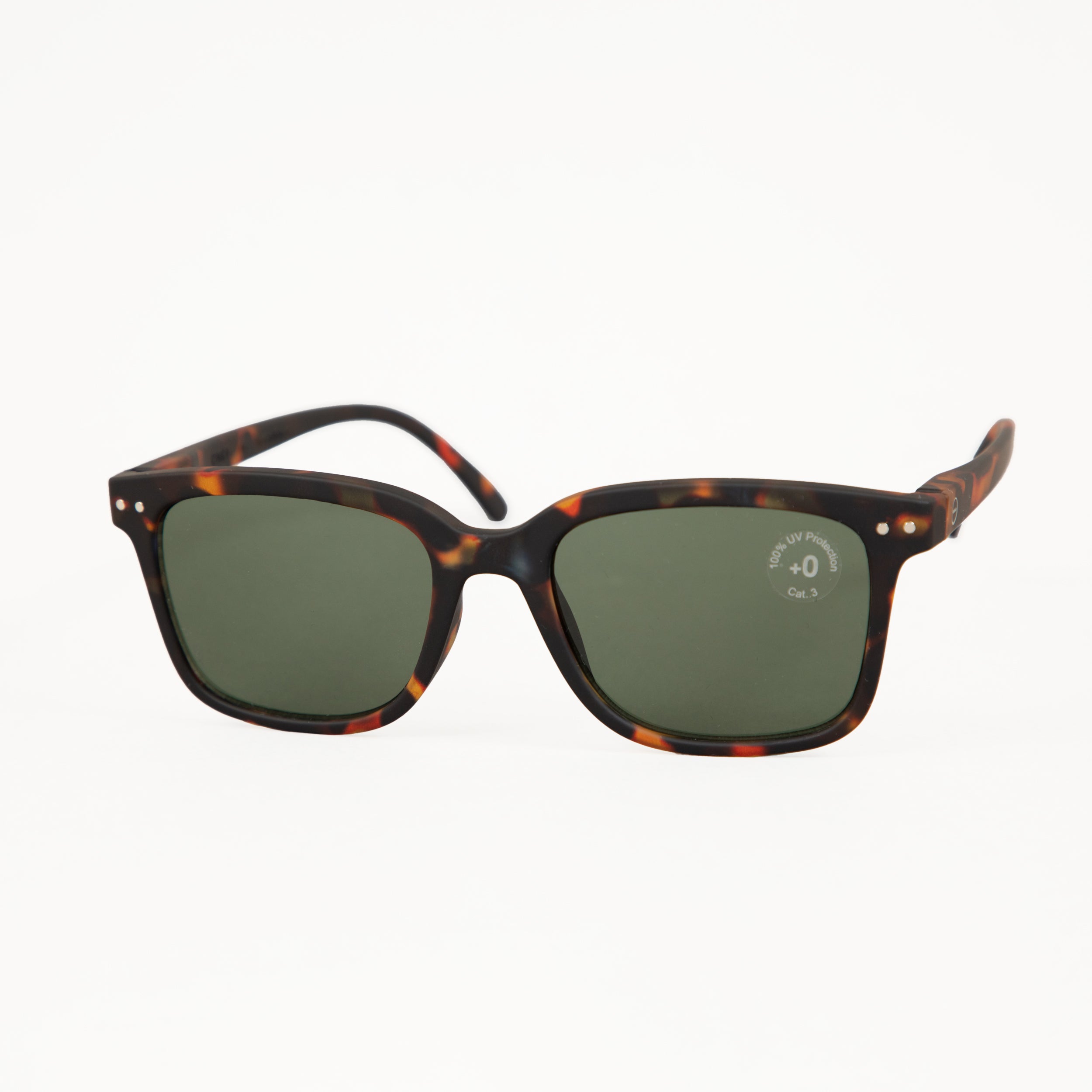 IZIPIZI #L The Big One Sunglasses in TORTOISE GREEN