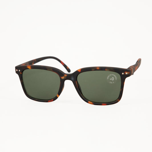 IZIPIZI #L The Big One Sunglasses in TORTOISE GREEN