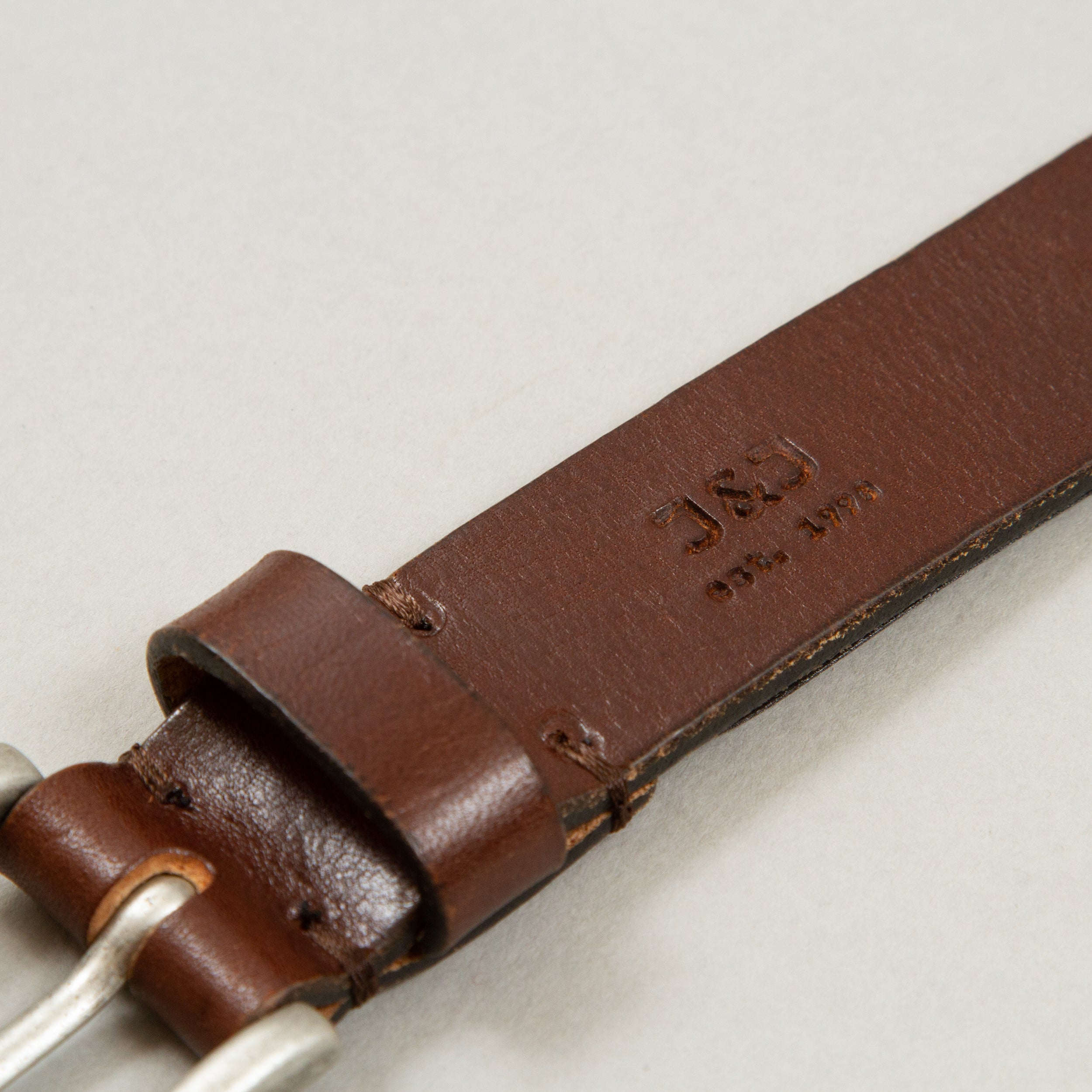 Lee Leather Belt in BLACK COFFEEJACK & JONES - CACTWS