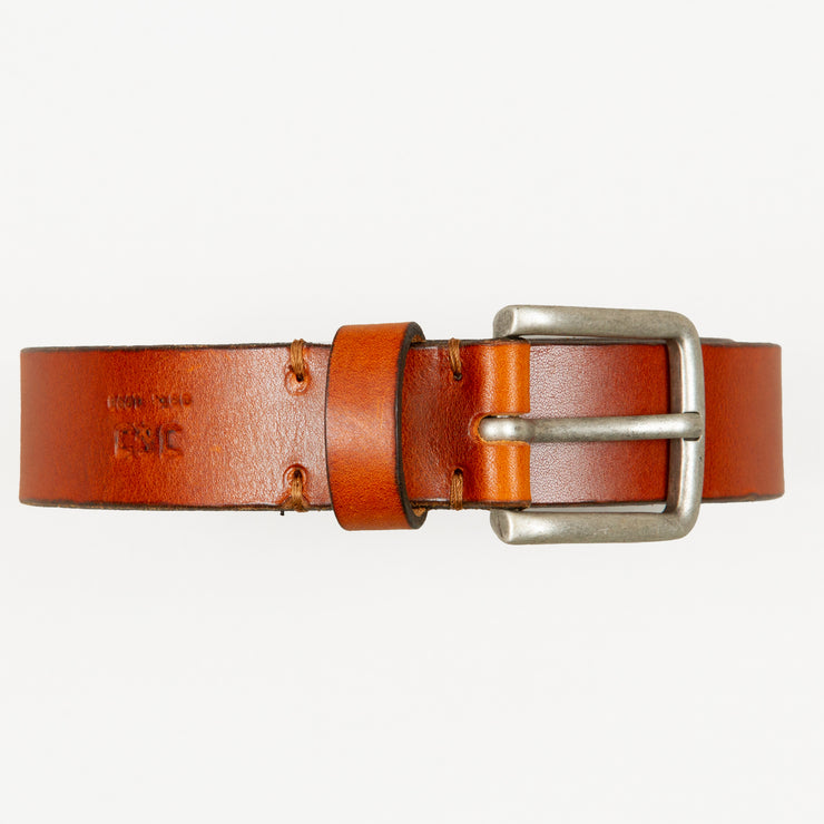 JACK & JONES Lee Leather Belt in BROWN / MOCHA BISQUE