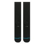 STANCE Icon Classic Crew Socks in BLACK