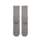 STANCE Icon Classic Crew Socks in GREY