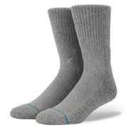 STANCE Icon 3 Pack Socks in BLACK, WHITE & GREY