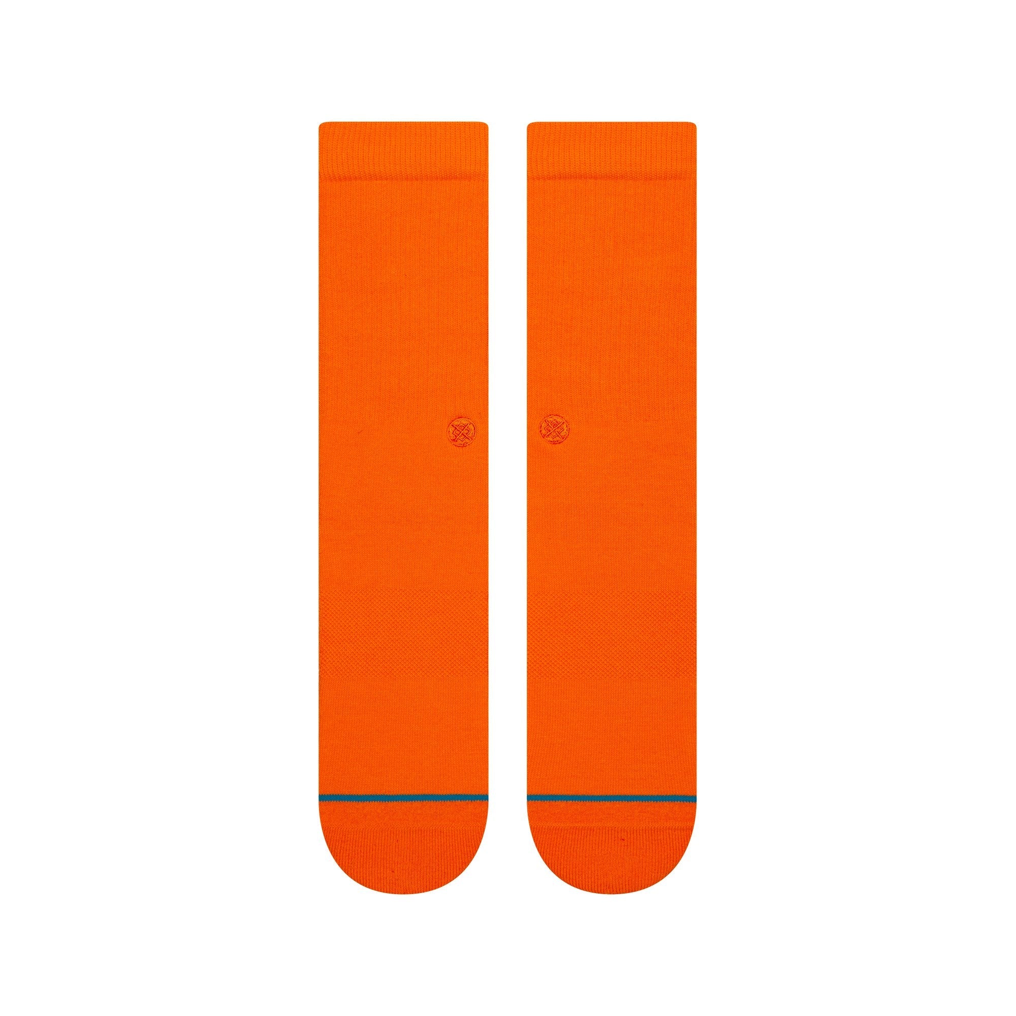 STANCE Icon Classic Crew Socks in ORANGE