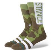 STANCE 3 Pack Staple OG Crew Socks in MULTI CAMO