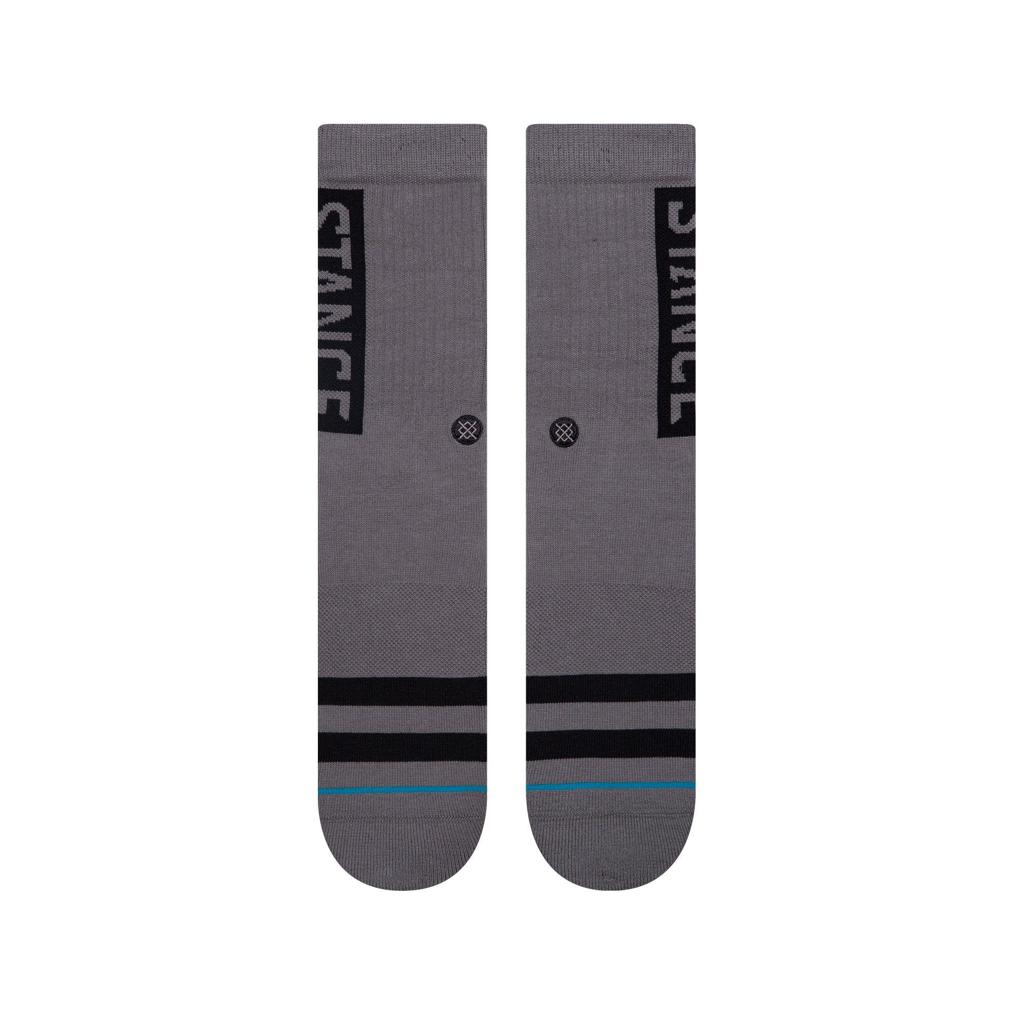STANCE Staple OG Crew Socks in GRAPHITE
