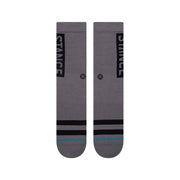 STANCE Staple OG Crew Socks in GRAPHITE