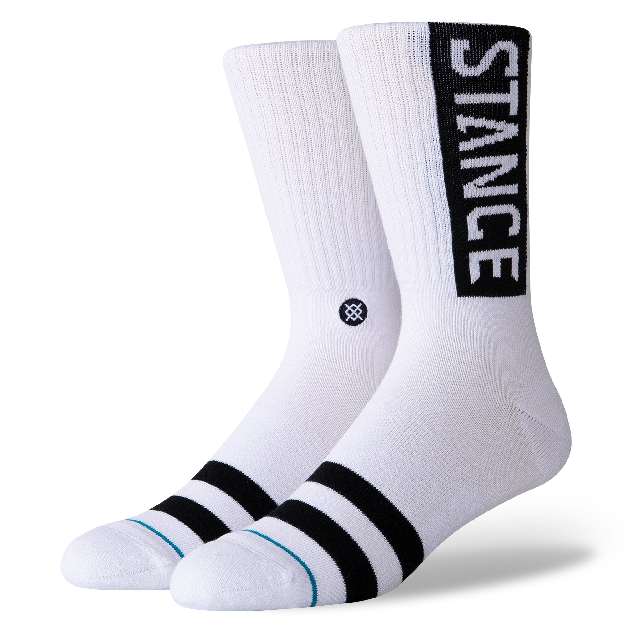STANCE Staple OG Crew Socks in WHITE