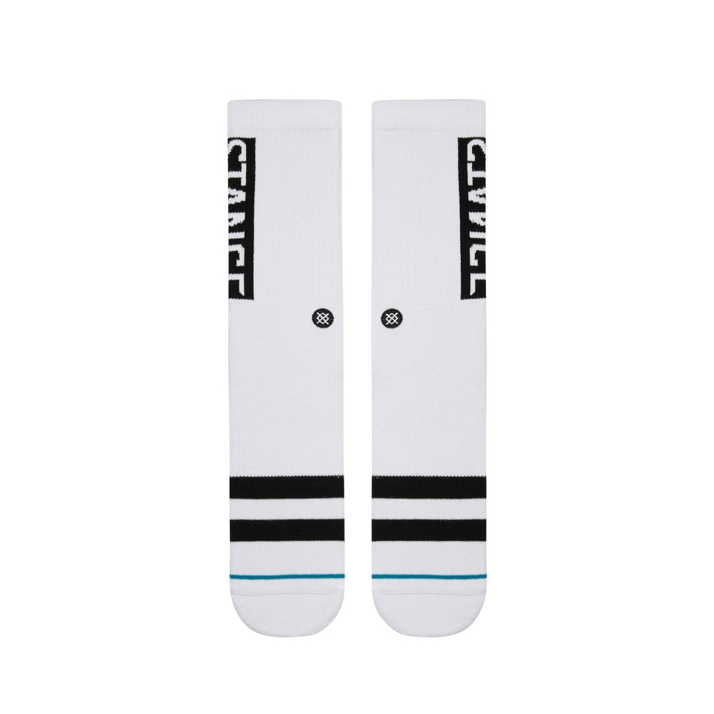 STANCE Staple OG Crew Socks in WHITE