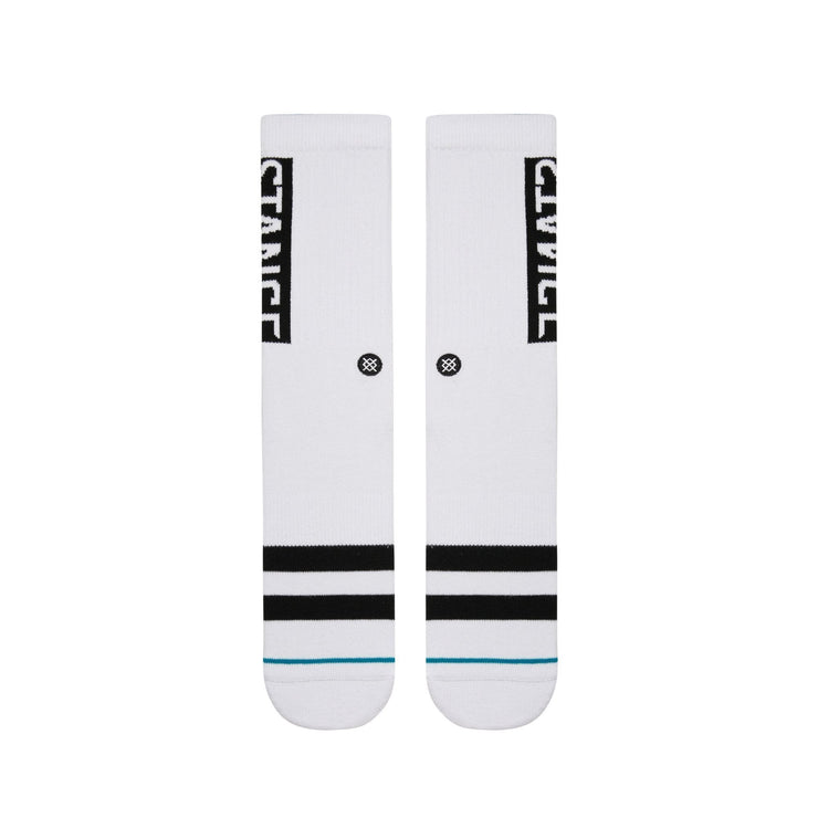 STANCE Staple OG Crew Socks in WHITE