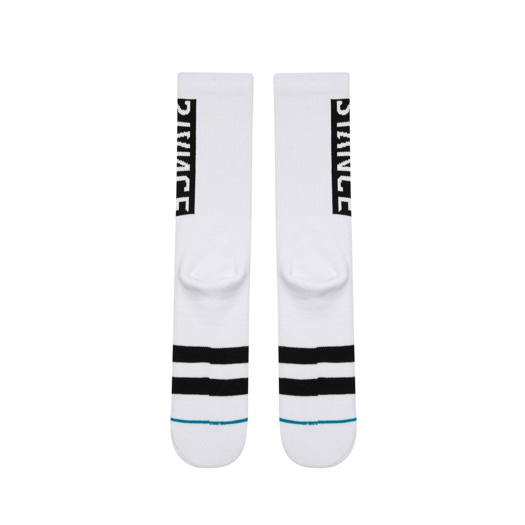 STANCE Staple OG Crew Socks in WHITE