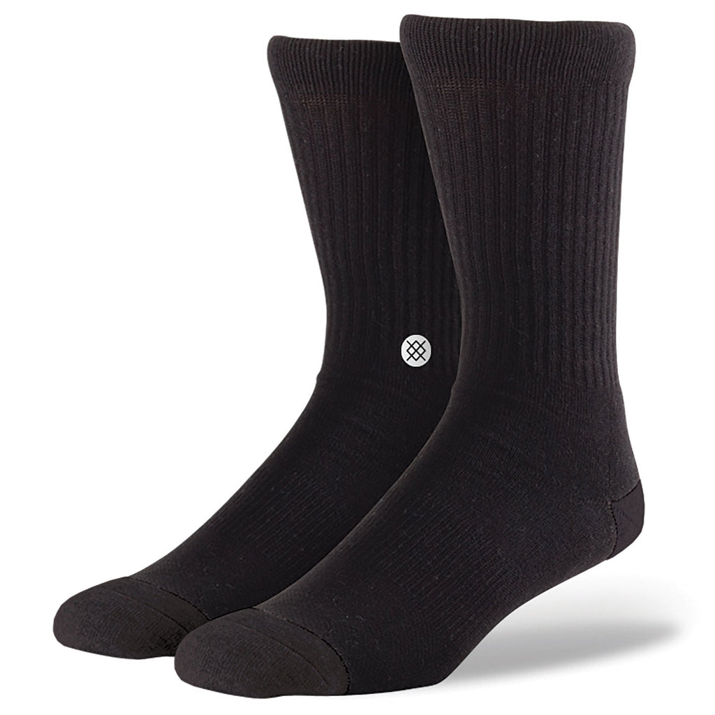 STANCE Icon 3 Pack Socks in BLACK, WHITE & GREY