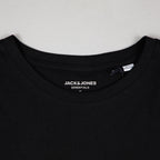 JACK & JONES Organic Cotton Basic T-Shirt in BLACK