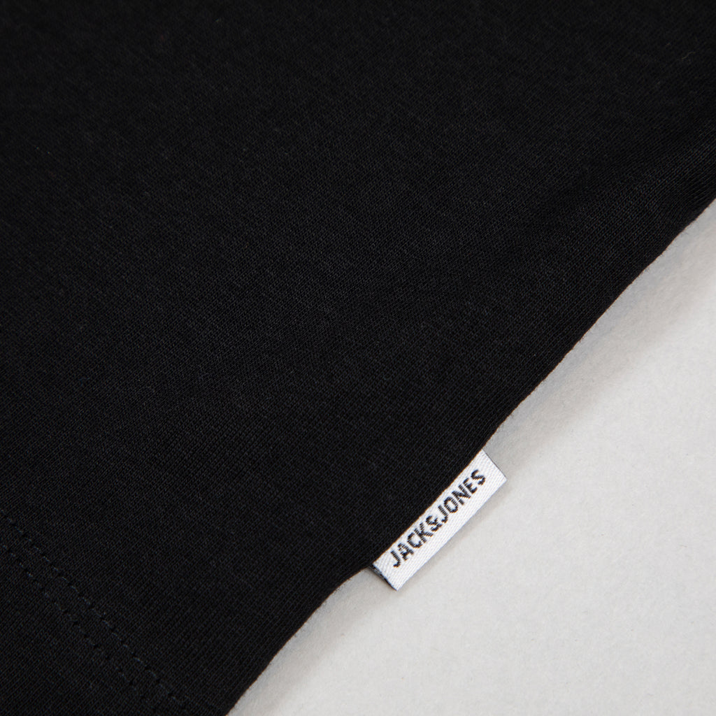 JACK & JONES Organic Cotton Basic T-Shirt in BLACK