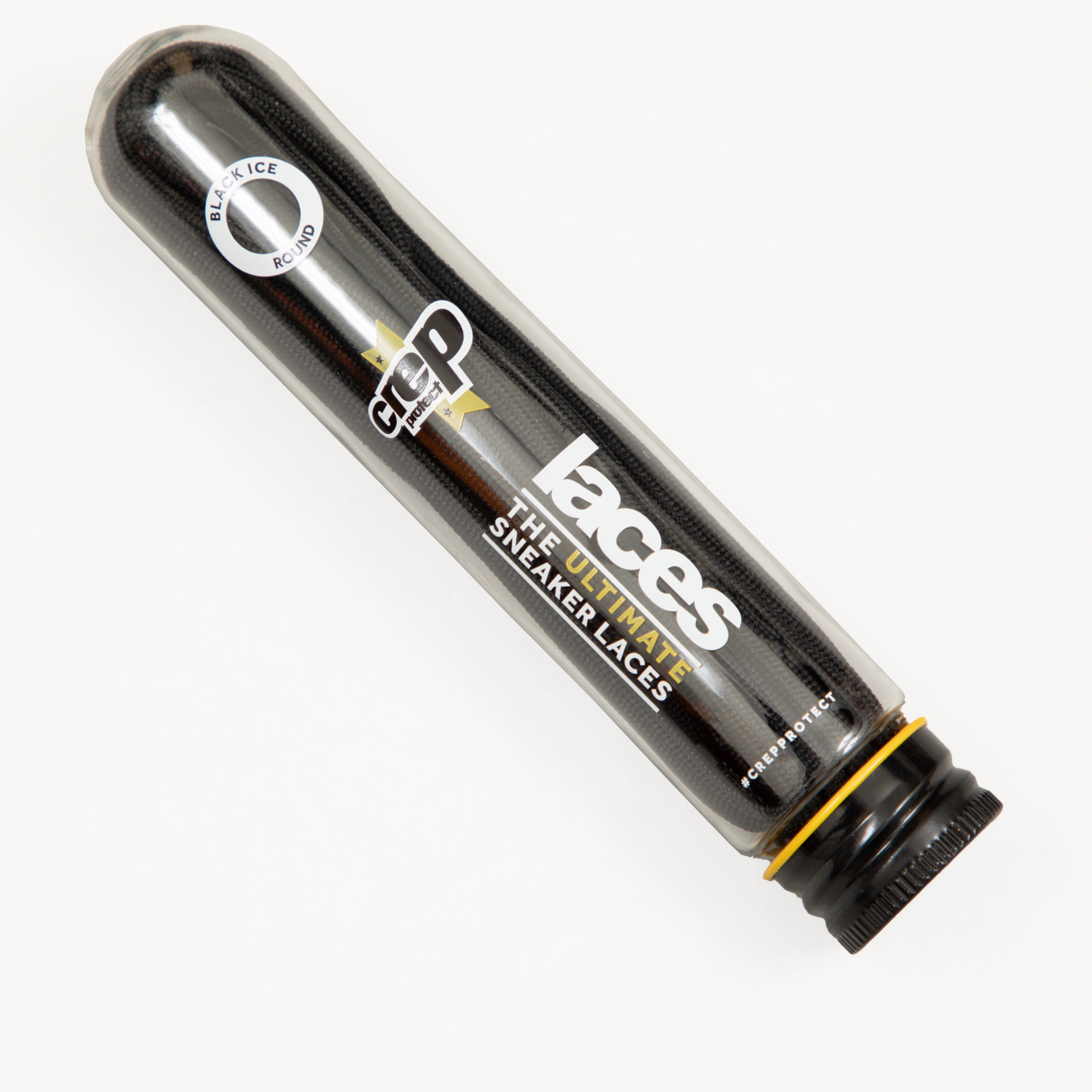 CREP PROTECT Round Shoe Laces in BLACK