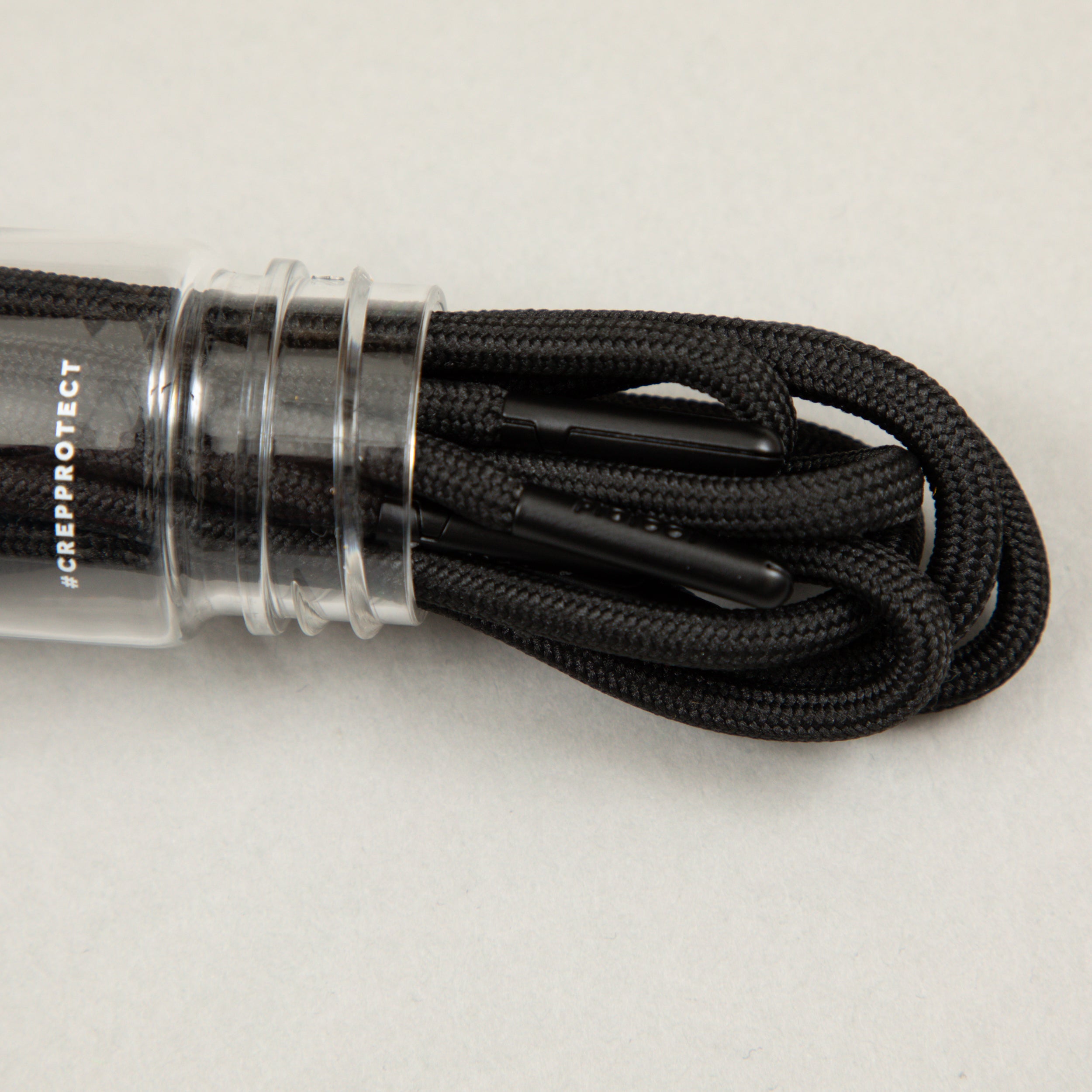 CREP PROTECT Round Shoe Laces in BLACK
