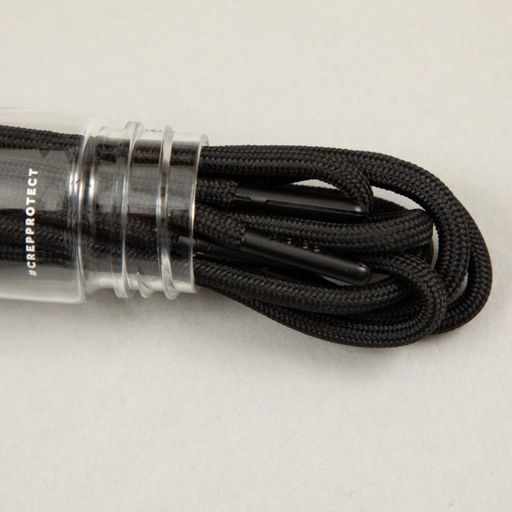 CREP PROTECT Round Shoe Laces in BLACK