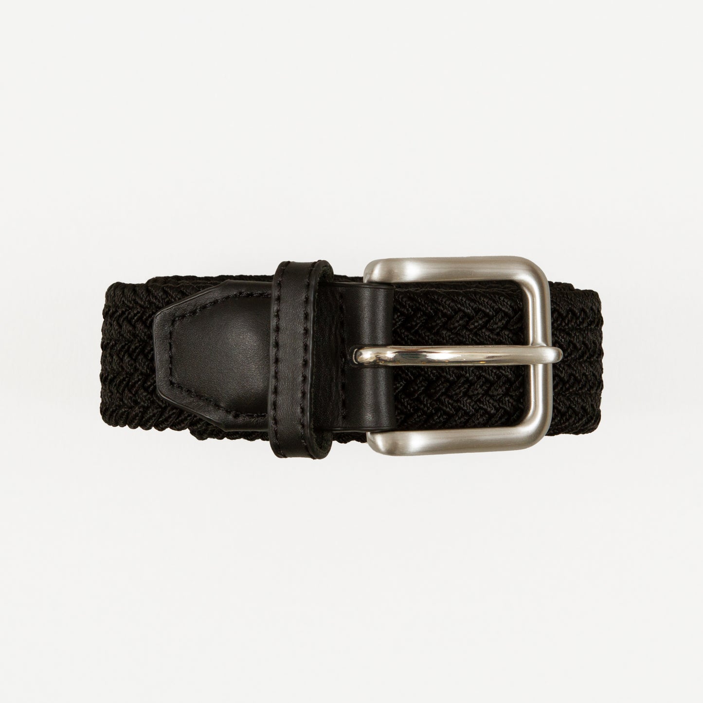 JACK & JONES Spring Woven Classic Belt in BLACK