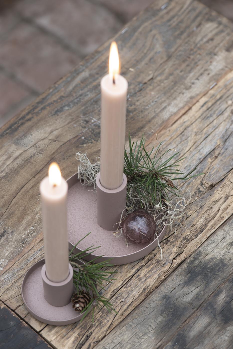 Ib Laursen Dinner Candle Holder in MALVA - Pack of 2