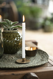 Ib Laursen Narrow Taper Candle in WHITE - Pack of 6
