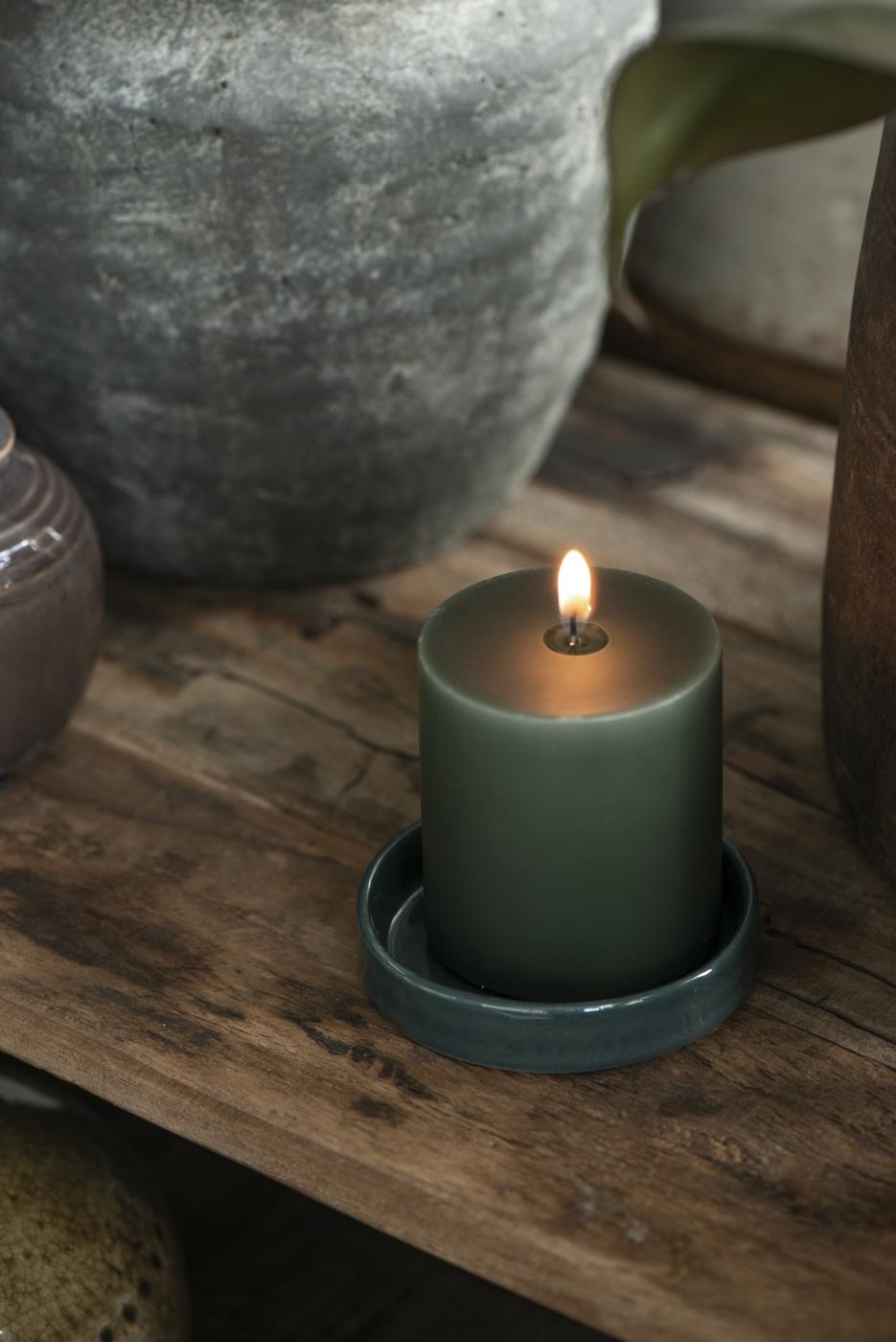 Ib Laursen Short Pillar Candle - 7cm - Pack of 2