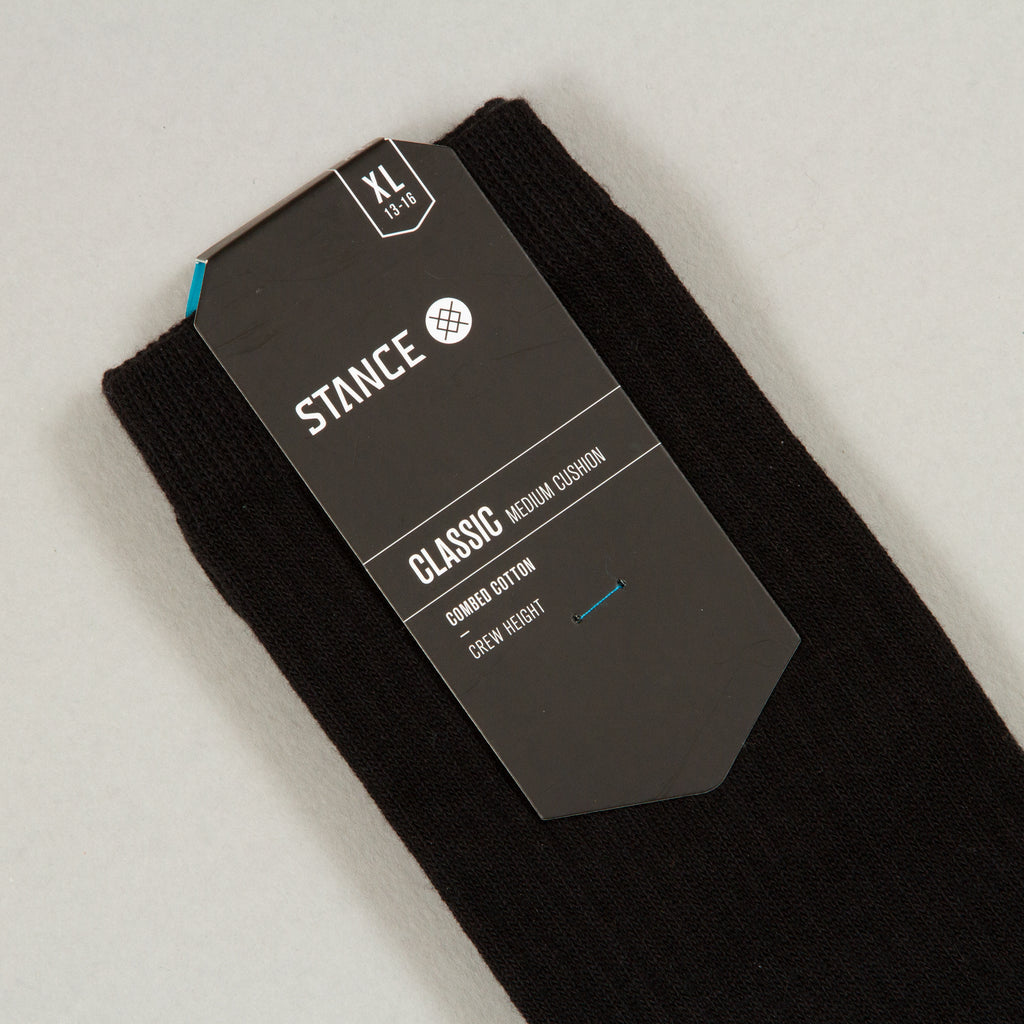 Uncommon Solids Icon Socks in BLACKSTANCE - CACTWS