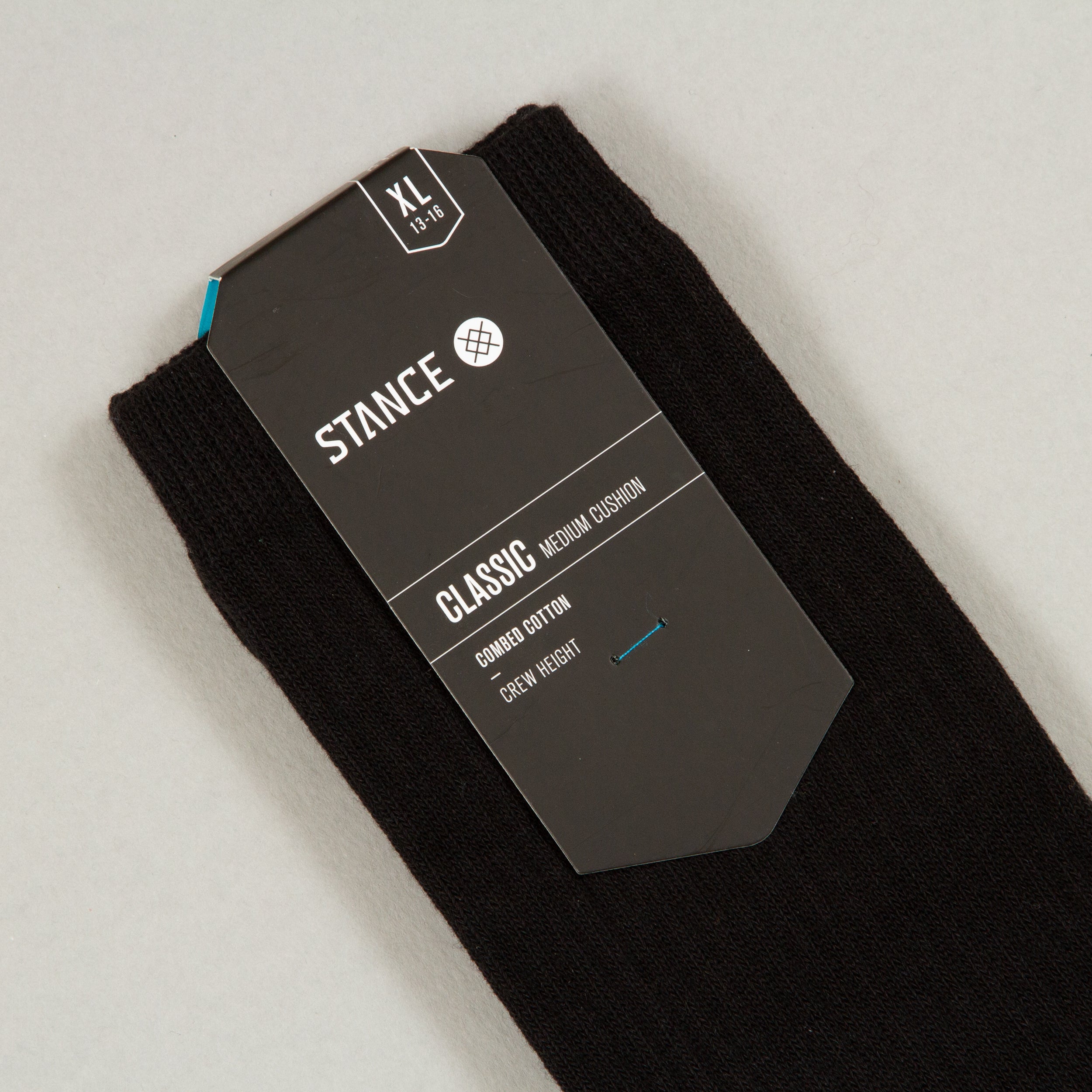 Uncommon Solids Icon Socks in BLACKSTANCE - CACTWS