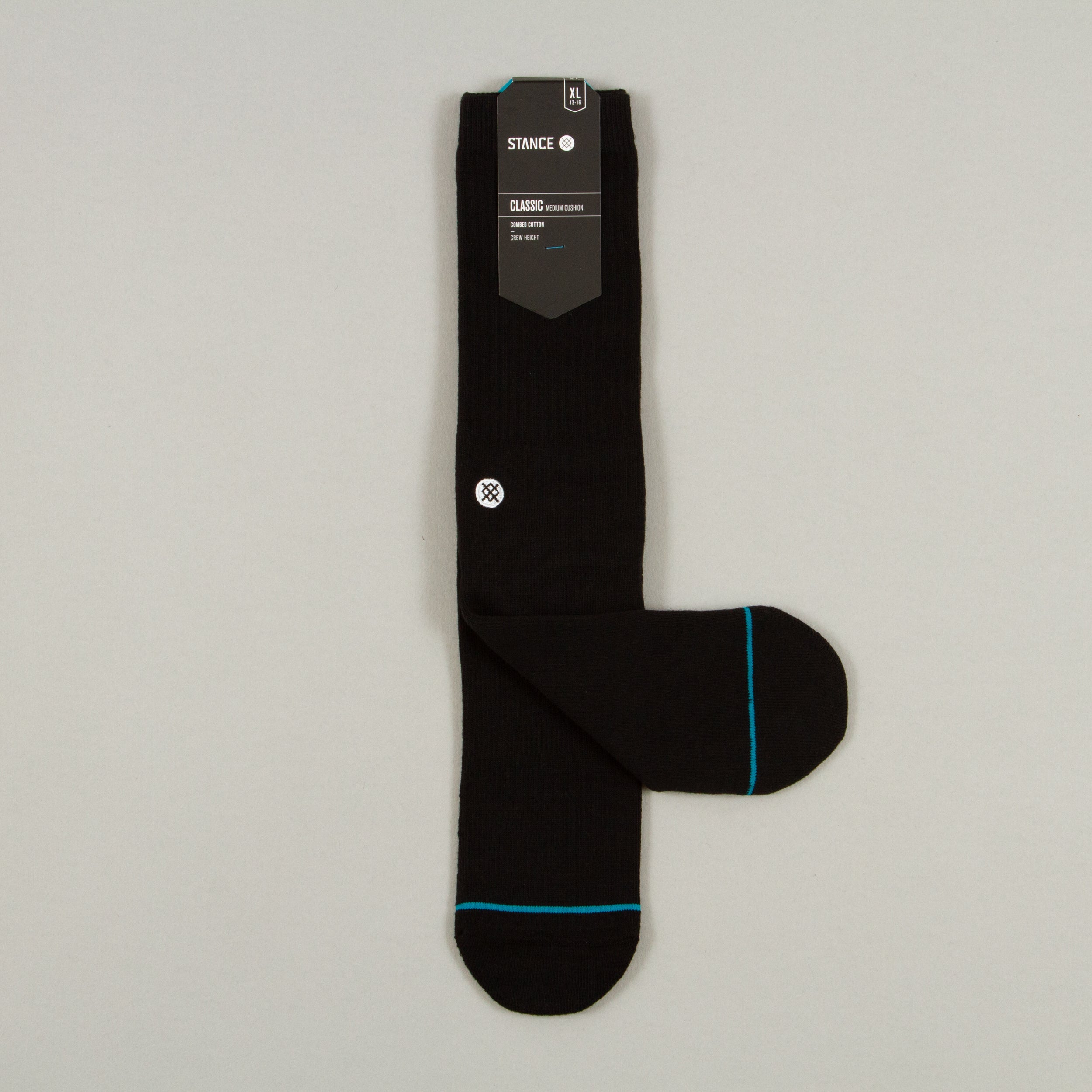 Uncommon Solids Icon Socks in BLACKSTANCE - CACTWS