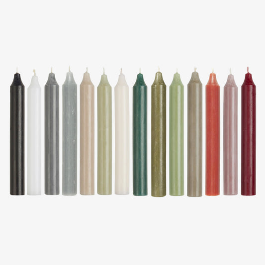 Ib Laursen Rustic Dinner Candle - Pack of 6