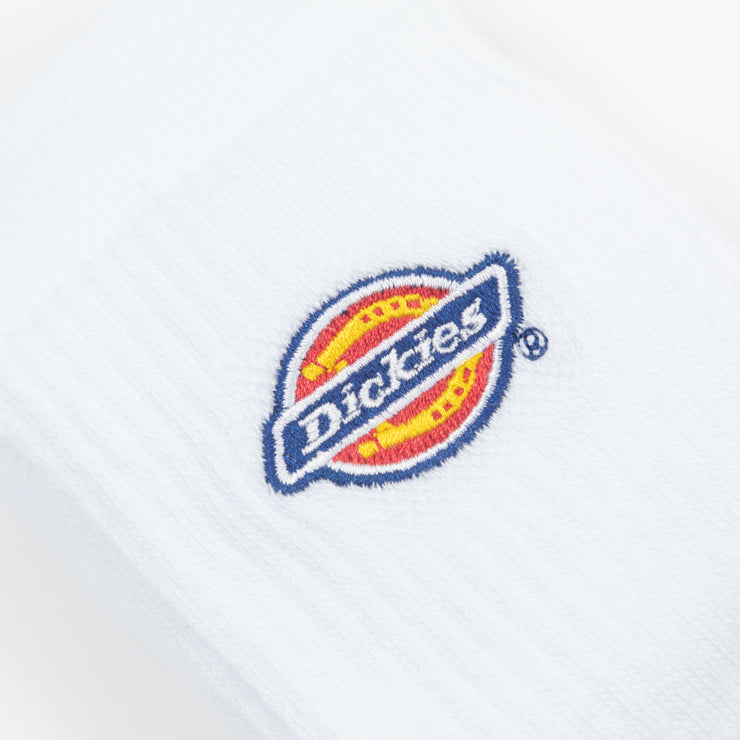 DICKIES 3 Pack Valley Grove Logo Socks in WHITE
