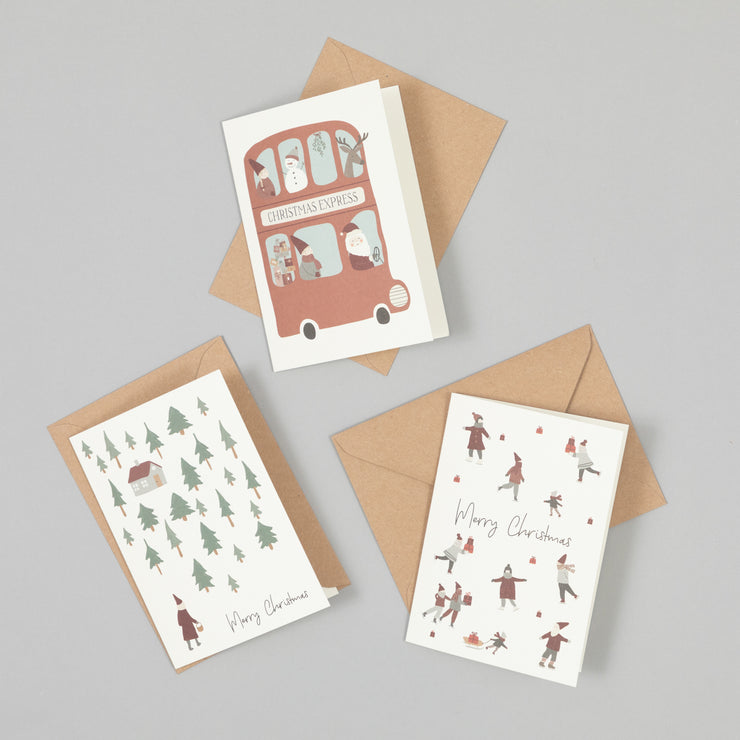 Ib Laursen 3 Pack Christmas Cards