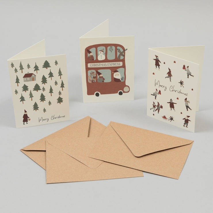 Ib Laursen 3 Pack Christmas Cards