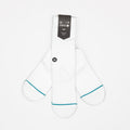 STANCE Icon 3 Pack Socks in WHITE