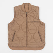 BRIXTON Abraham Reversible Vest in MOJAVE