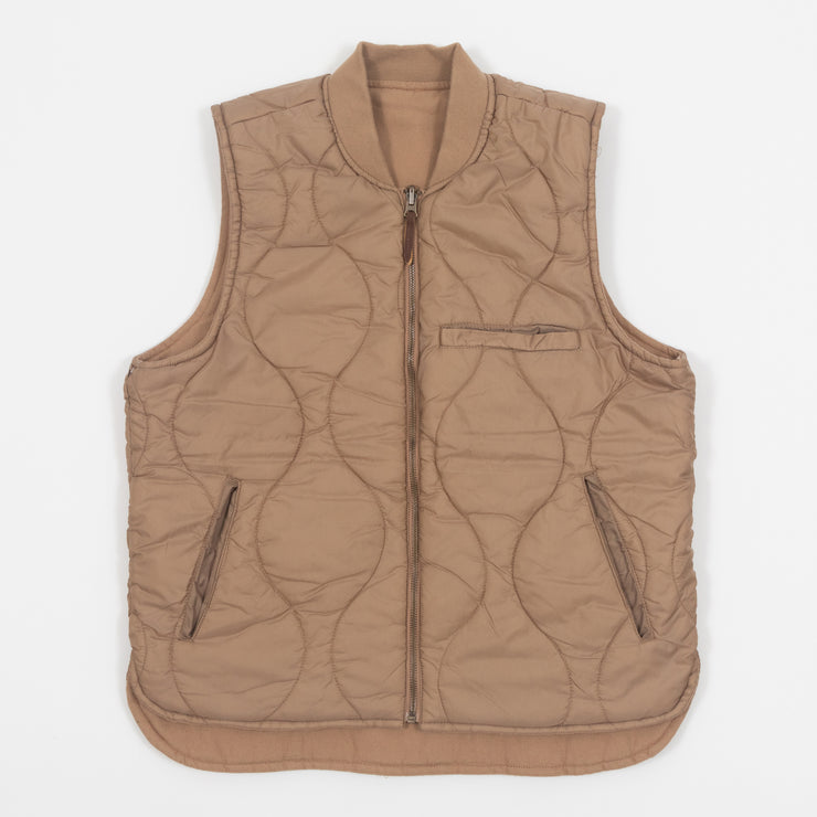 BRIXTON Abraham Reversible Vest in MOJAVE