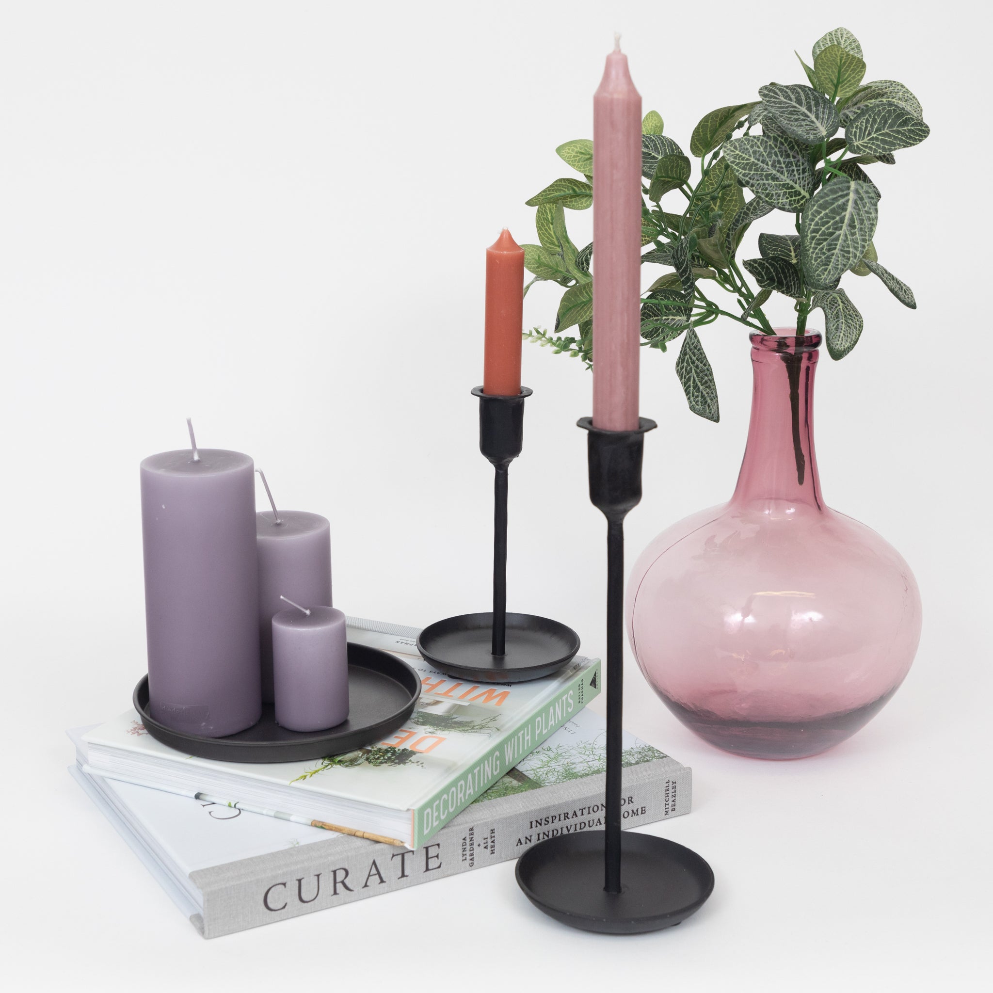 Ib Laursen Glass Balloon Handblown Vase in RED