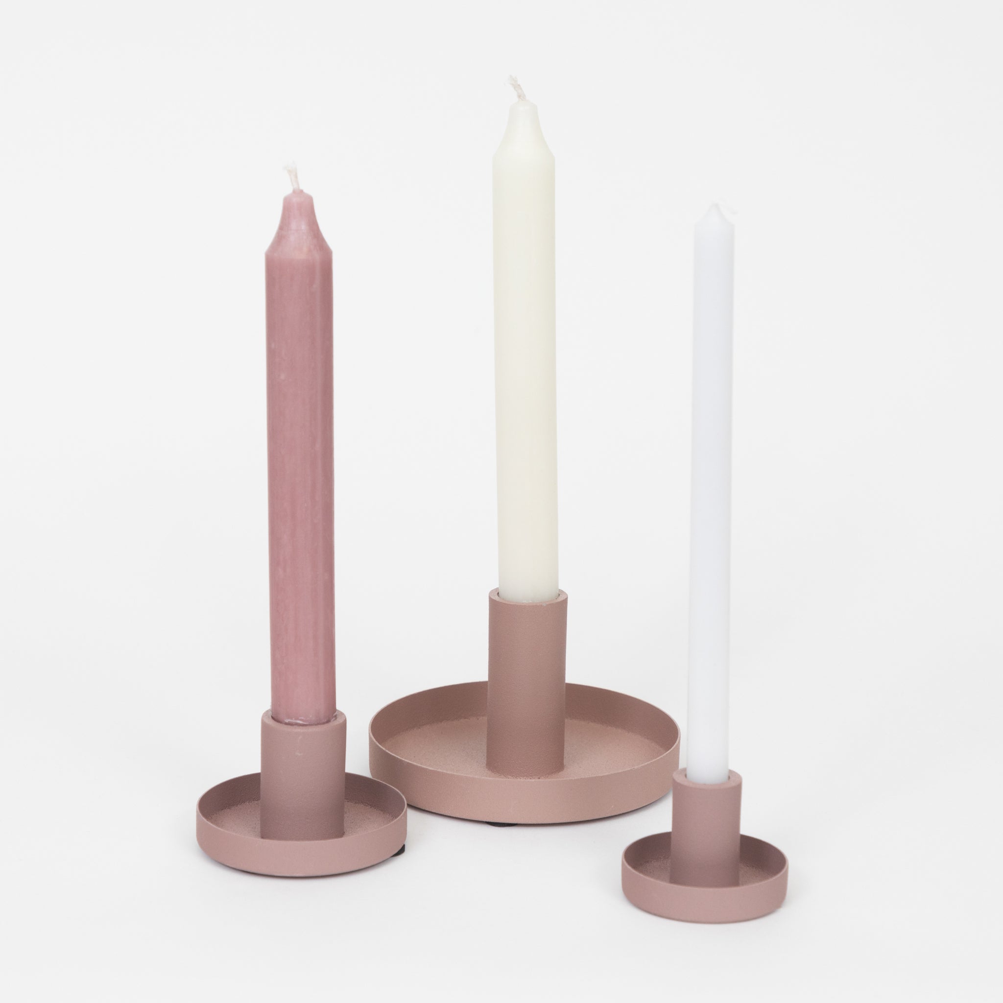 Ib Laursen Dinner Candle Holder in MALVA - Pack of 2