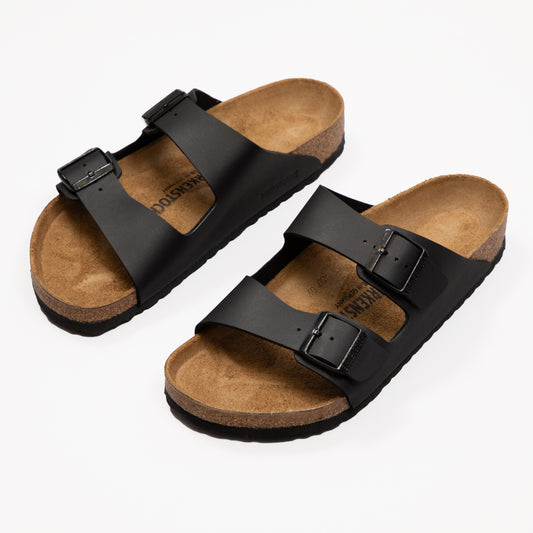 BIRKENSTOCK Arizona Birko-Flor Sandals in BLACK