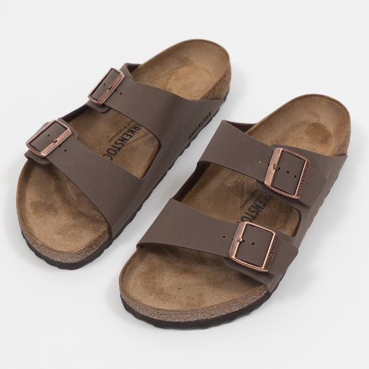 BIRKENSTOCK Arizona Birko-Flor Sandals in MOCCA BROWN