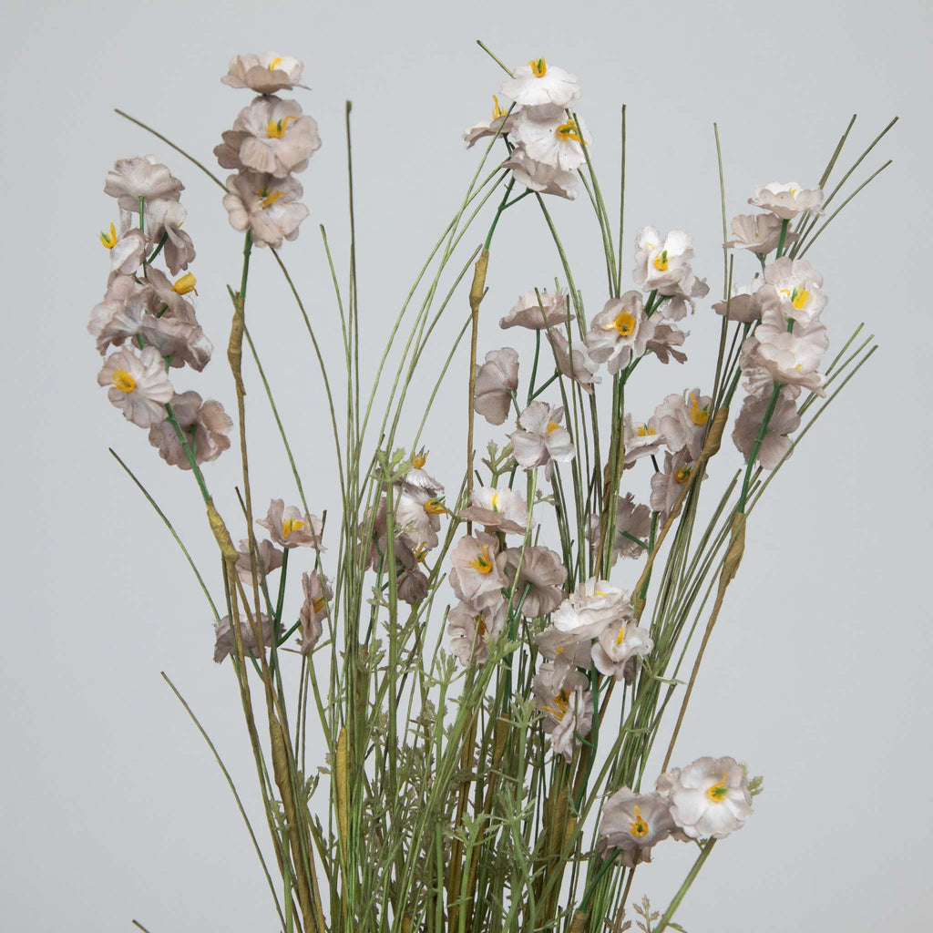 Ib Laursen Artificial Flower in White Purple Tones