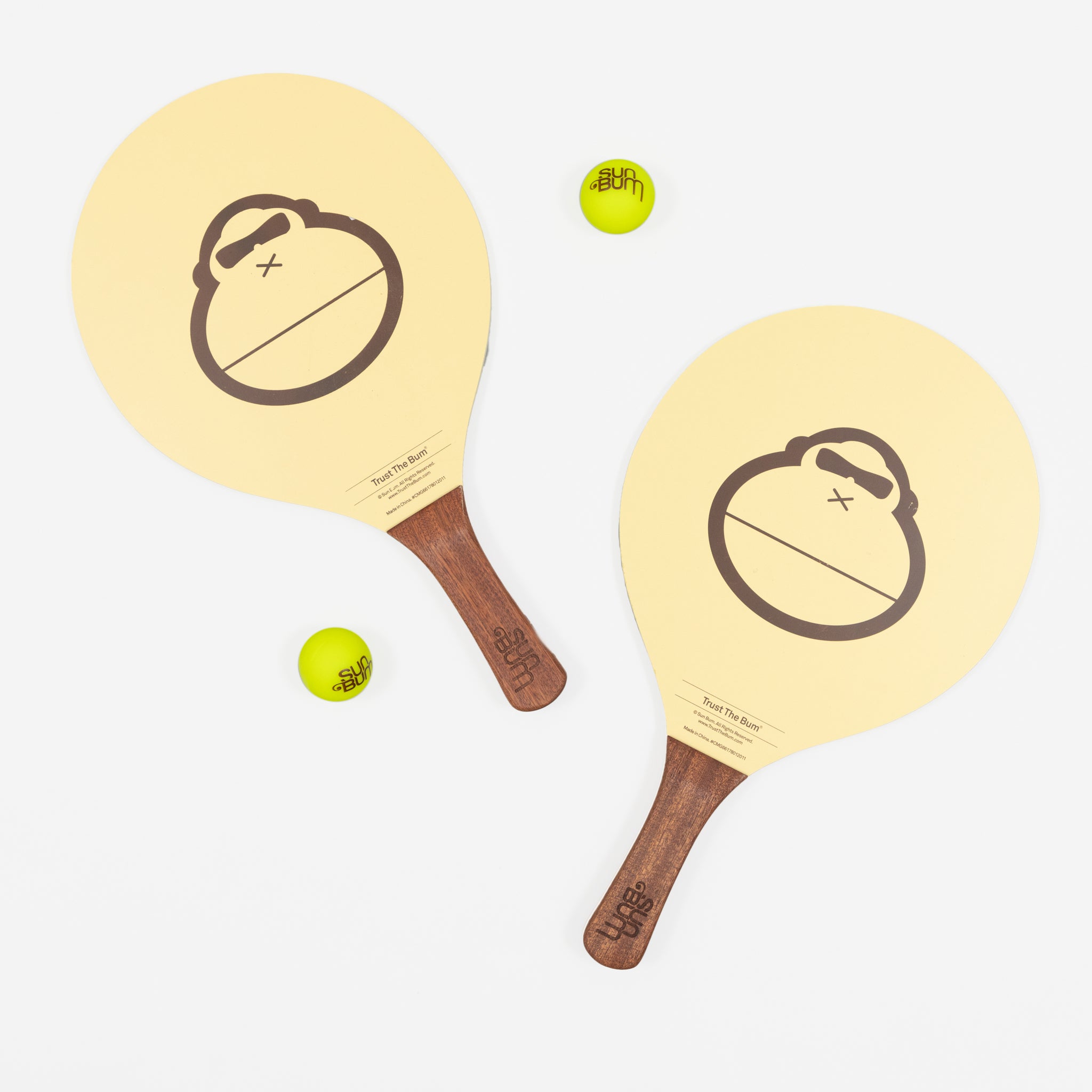 SUN BUM Beach Paddleball Set